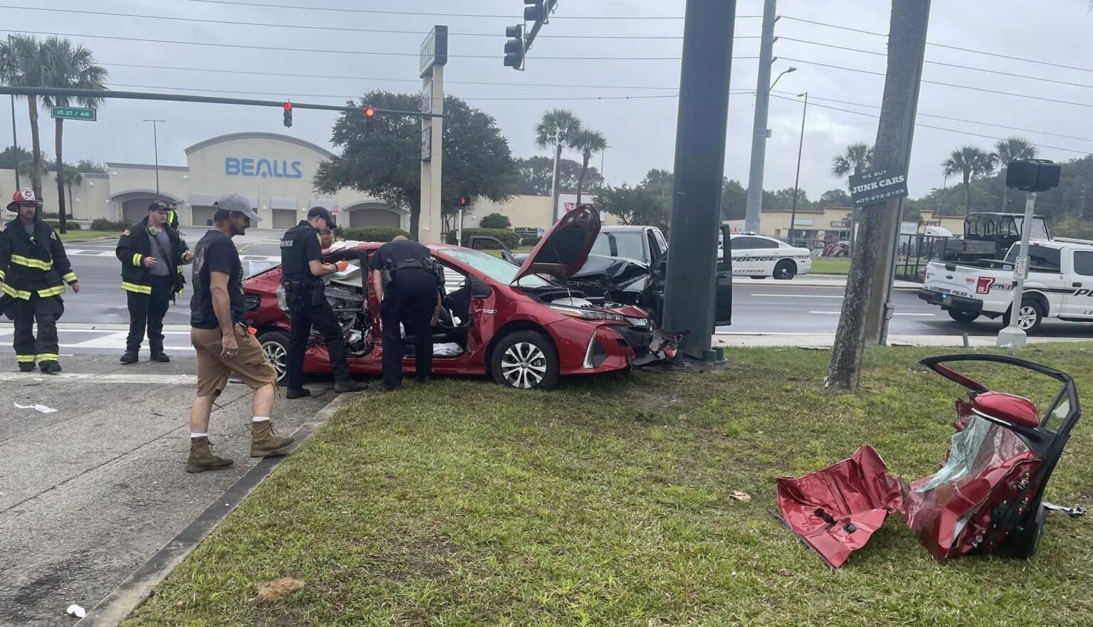 Firefighters Extricate Seriously Injured Patient After Crash On ...