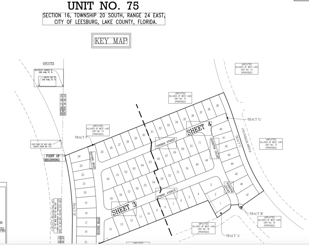 Leesburg Commissioners Approve Two Plats For The Villages Of West Lake Leesburg 9818