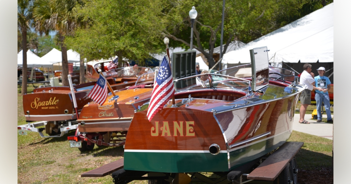 Antique wooden boat show this weekend at Wooton Park in Tavares